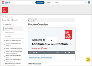 A sample lesson from Do The Math
